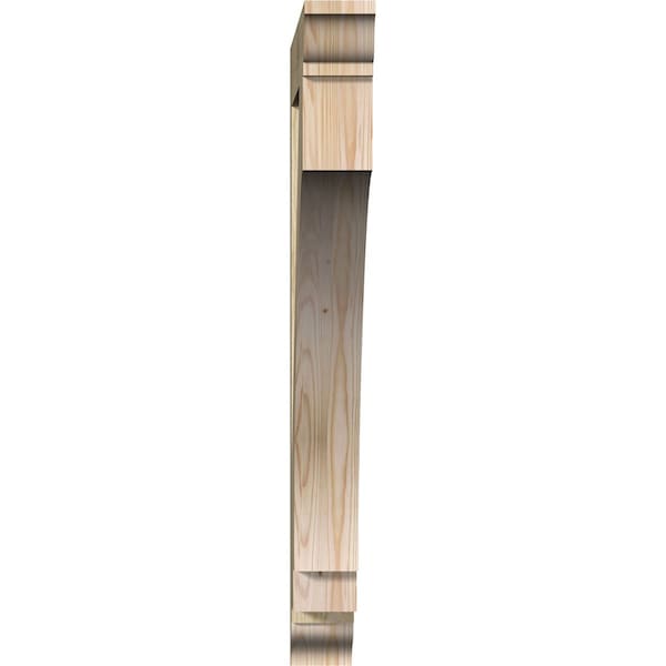 Imperial Traditional Rough Sawn Bracket, Douglas Fir, 4W X 34D X 40H